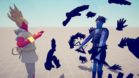 Dark Peasant VS Super Peasant. Totally Accurate Battle Simulator