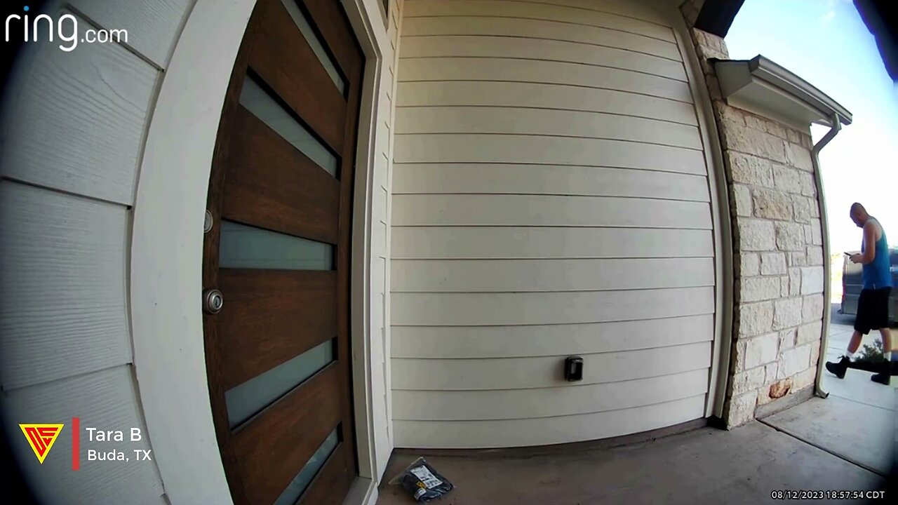 Delivery Driver Throws Package Caught on Ring Camera | Doorbell Camera Video