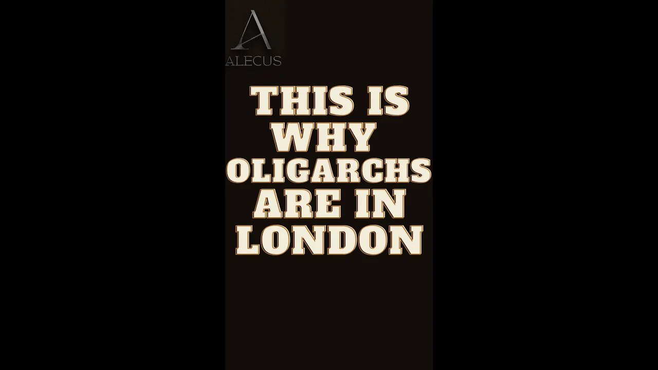 This is why OLIGARCHS are in London! #shorts