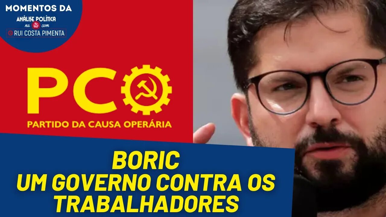 O que pensa o PCO sobre Gabriel Boric | Momentos Análise 247