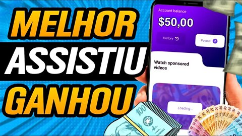 [Urgente😱] O MELHOR ASSISTA E GANHE $50,00 - aplicativo pra ganhar dinheiro na internet