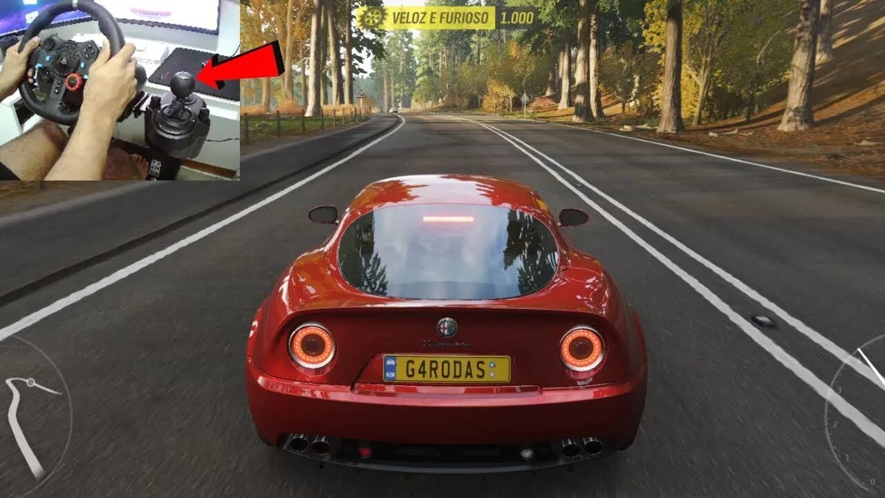 ALFA ROMEO 8C COMPETIZIONE Forza Horizon 4 gameplay Logitech g29