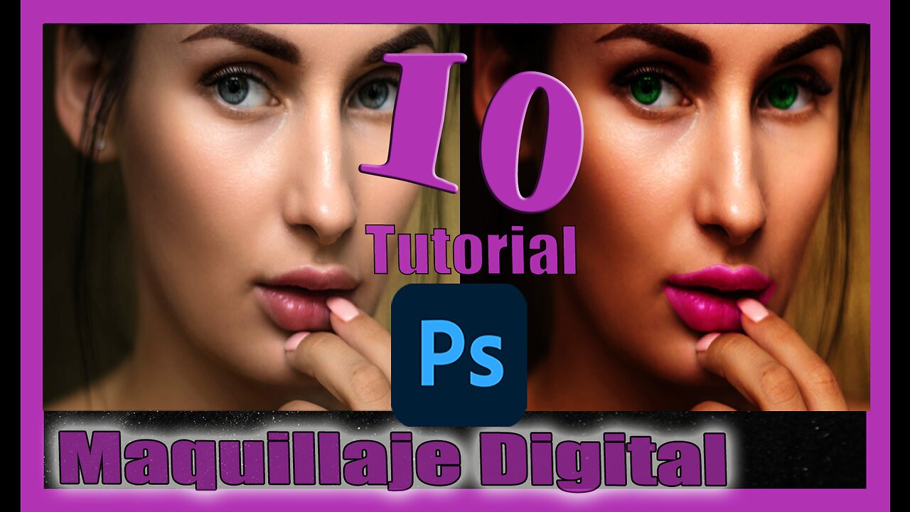 🆕 Como Maquillar en Photoshop 2021 ✅ Maquillaje Digital ✅ Tutorial 10