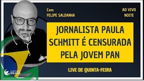JORNALISTA PAULA SCHMITT É CENSURADA PELA JOVEM PAN