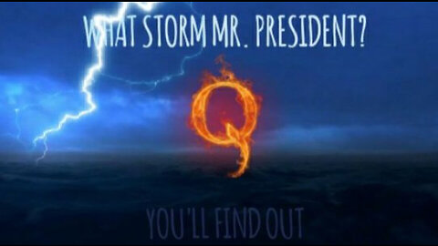 What Storm, Mr. President?