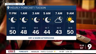 Calm, dry weather for a beautiful southern Arizona weekend