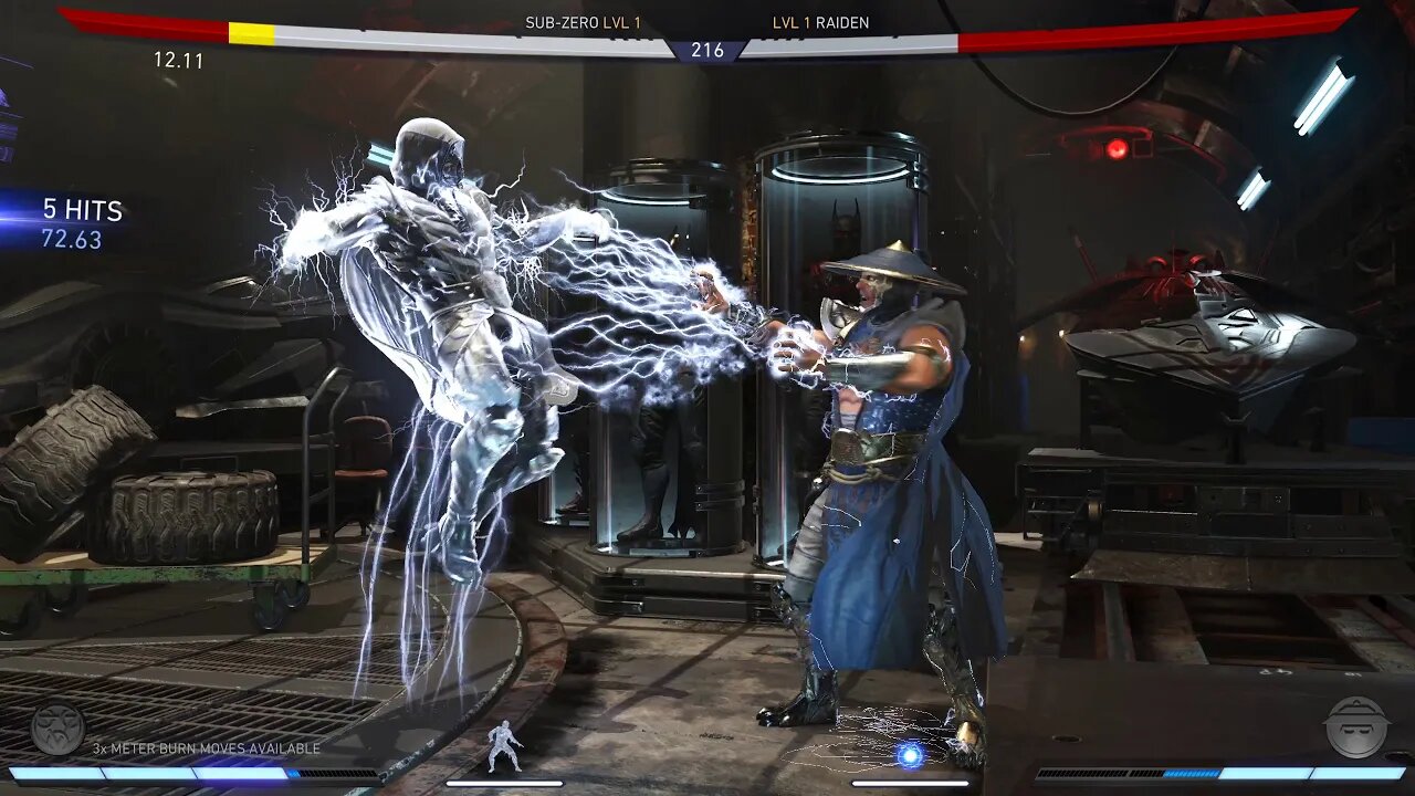 Injustice 2: Sub-Zero vs Raiden - 1440p No Commentary