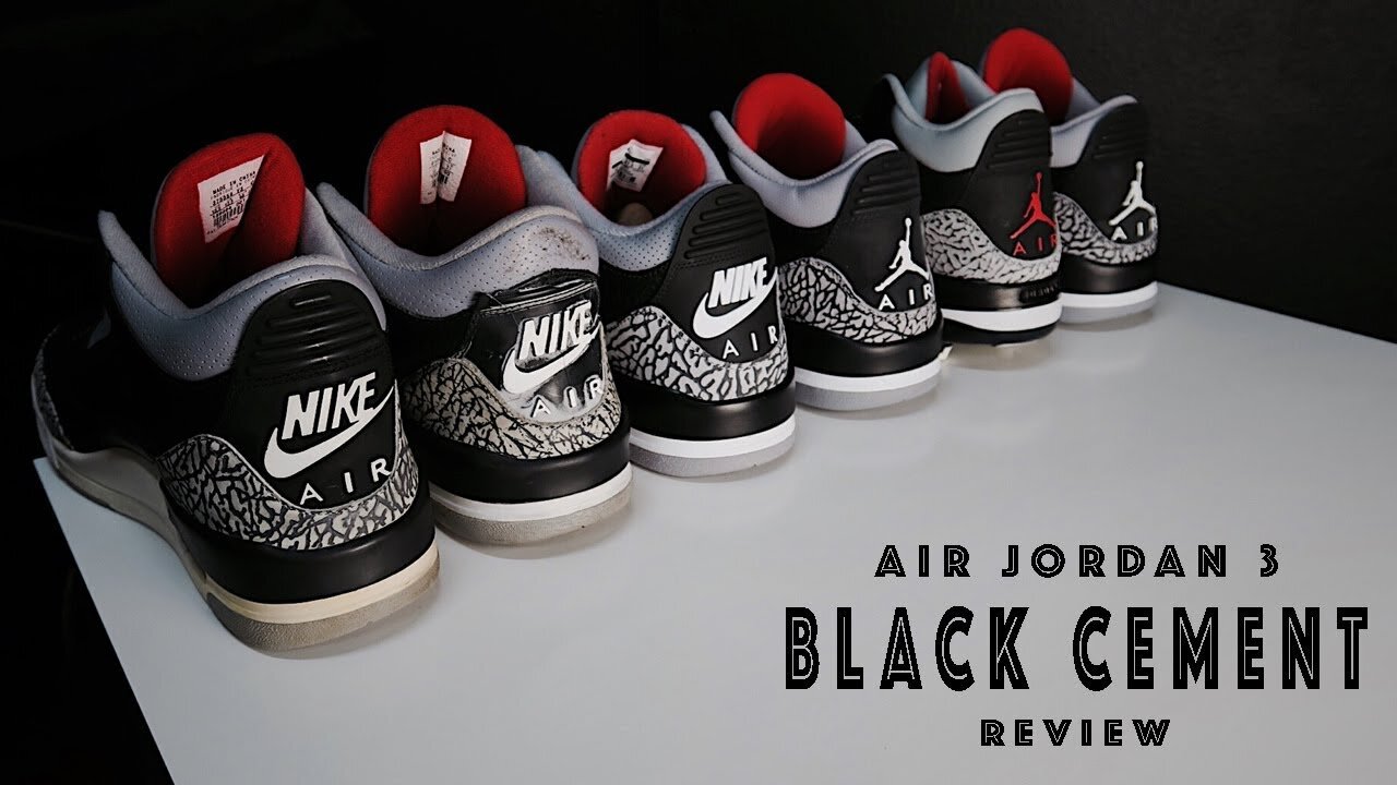 AIR JORDAN 3 "BLACK CEMENT" REVIEW/HISTORY