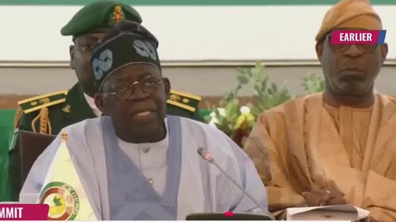 President Tinubu places sanctions on Niger Republic #ecowas #tinubu #Niger