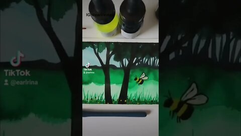The Bees! #reels #tiktok #shorts #shortsvideo #art #artwork #bee #bees