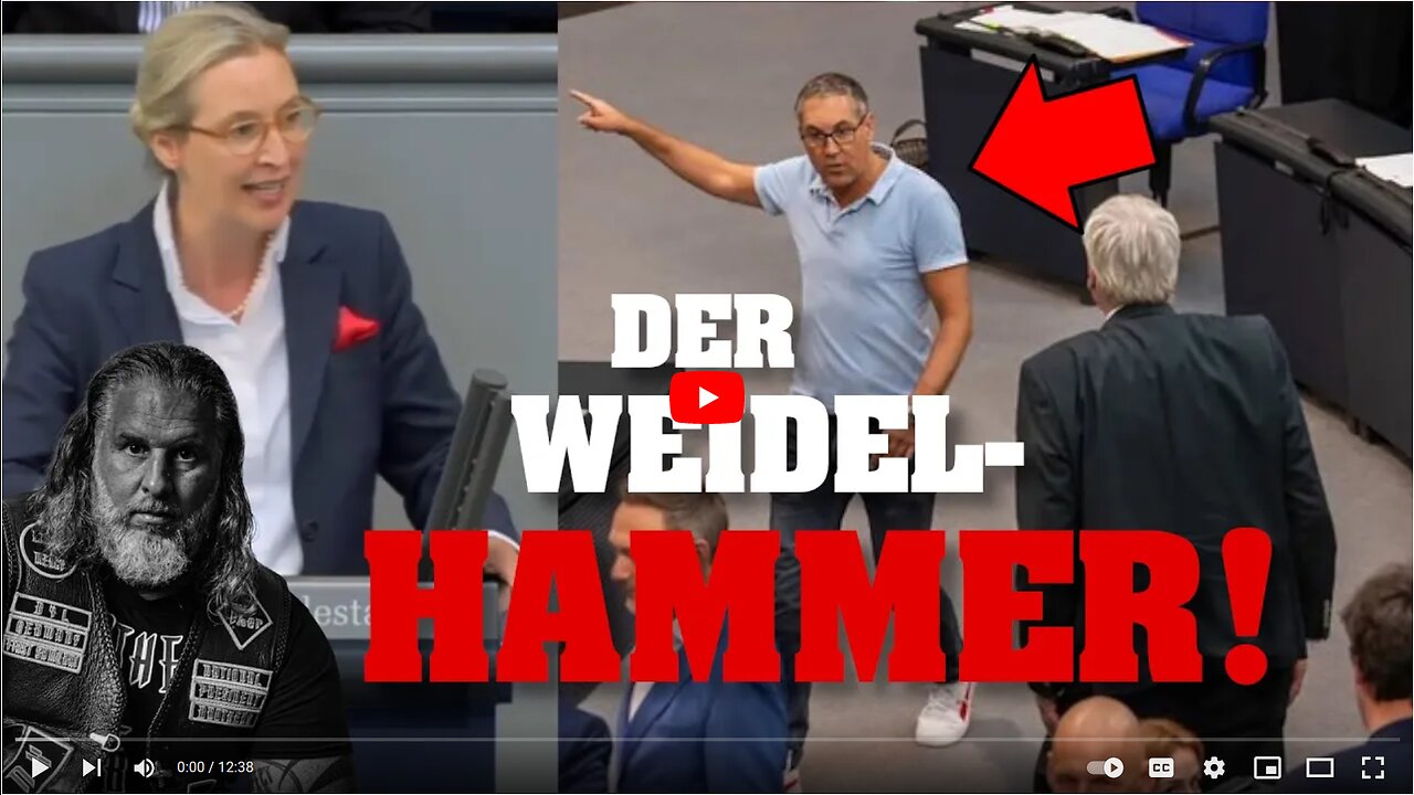 Die WEIDEL-Prügel - Bei ihrer Rede raste der BUNDESTAG! ᴴᴰ🔥 (720p) (2023-07-09)