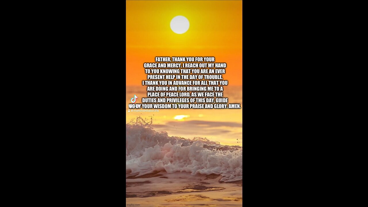 I pray that this video will be a blessing to you and your family.