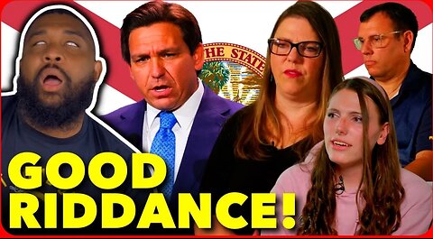 WOKE Parents Of TRANS Daughter MOVE OUT Of Florida Because Ron DeSantis Made Her Cry