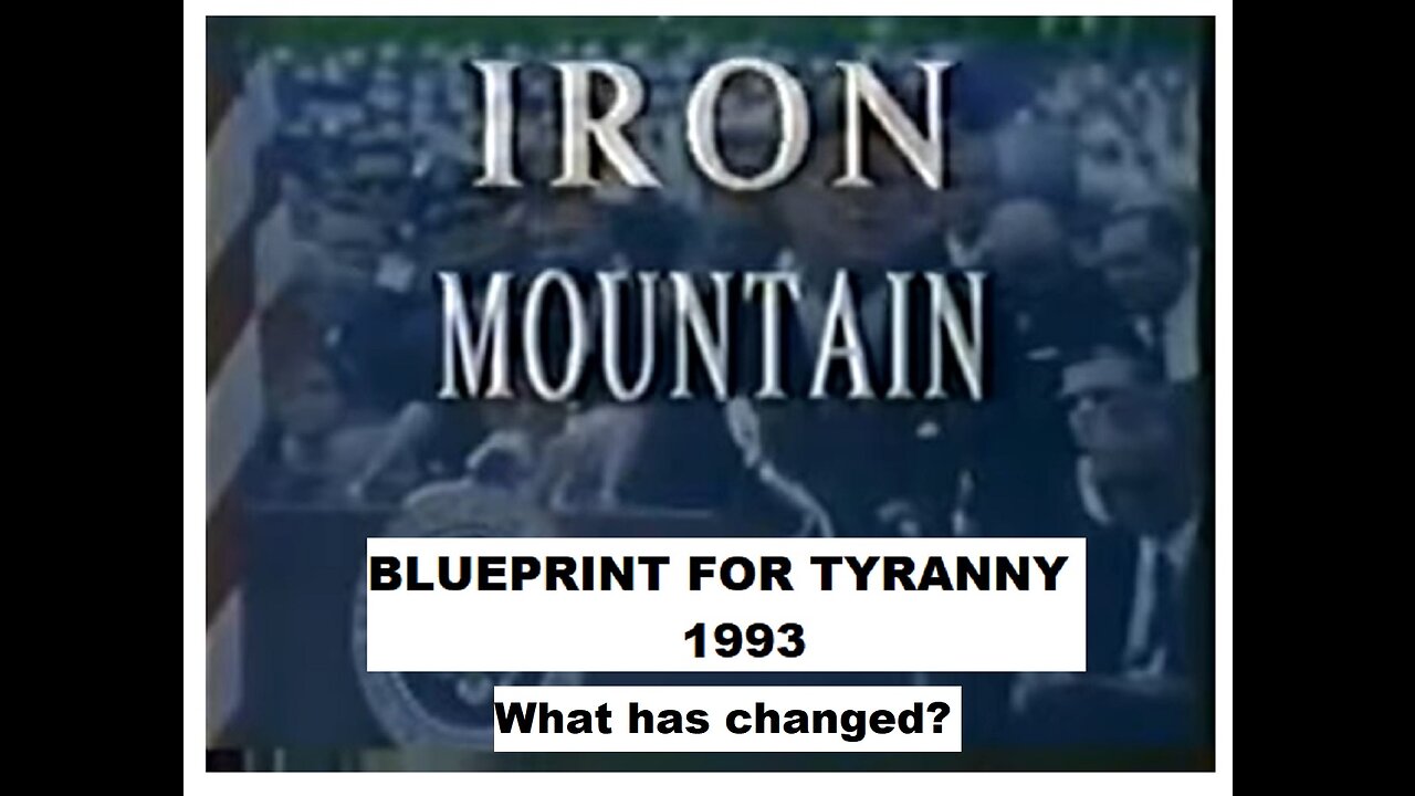 Iron Mountain: What has Changed in 30 years? What will change in 7 more?