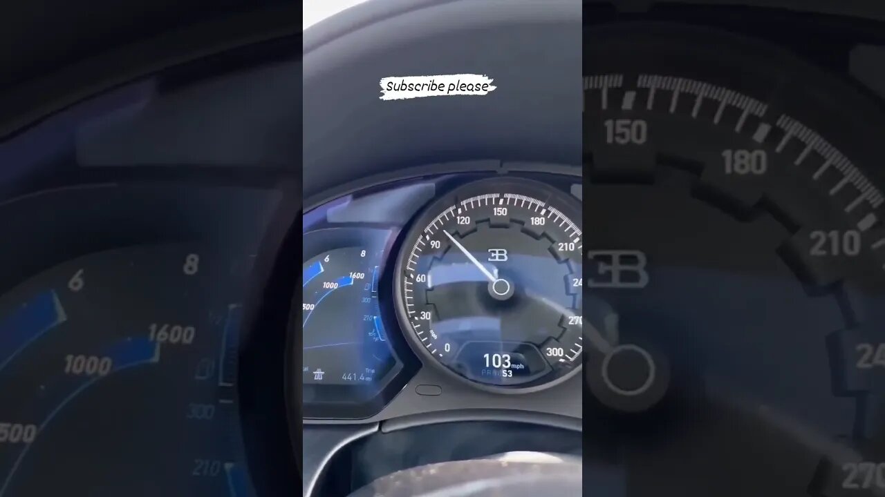 Bugatti launch control and check top speed 🔥🔥 #onepercent_clubb #shorts #bugatti #topspeed