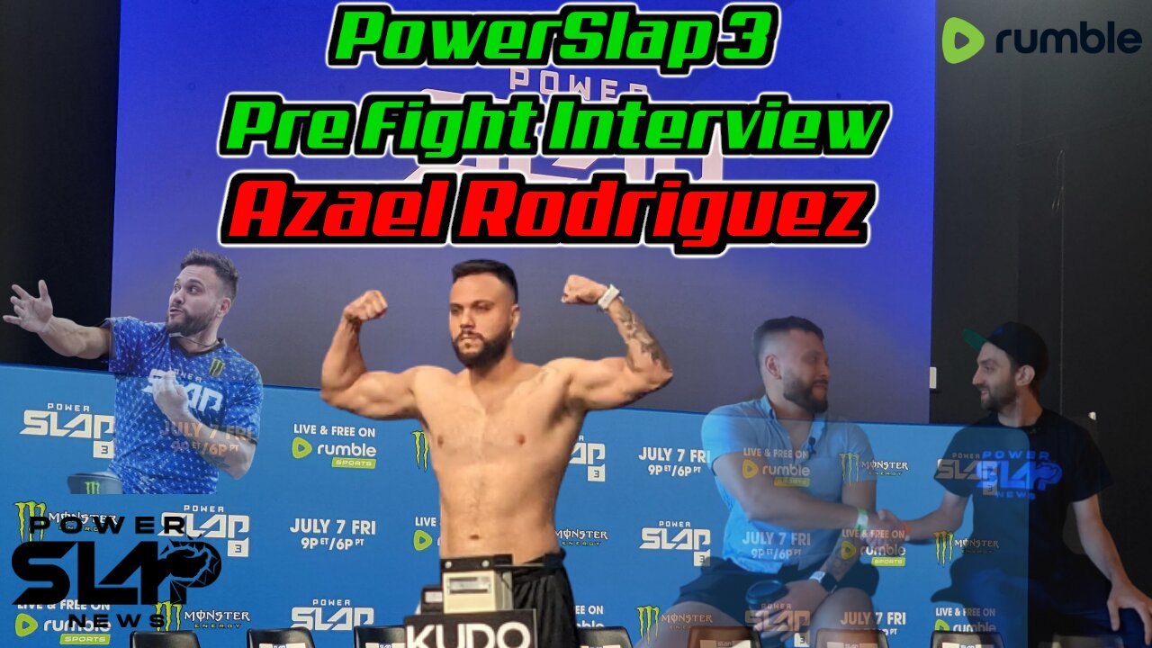 Azael Rodriguez PowerSlap 3 Pre Fight Interview,