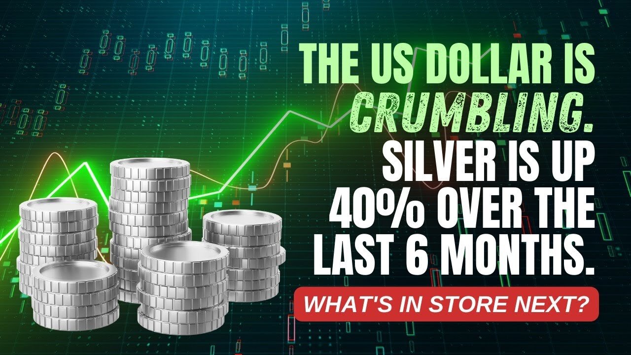 The US dollar is crumbling. Silver is UP 40% - Soon YOU will eat rocks!