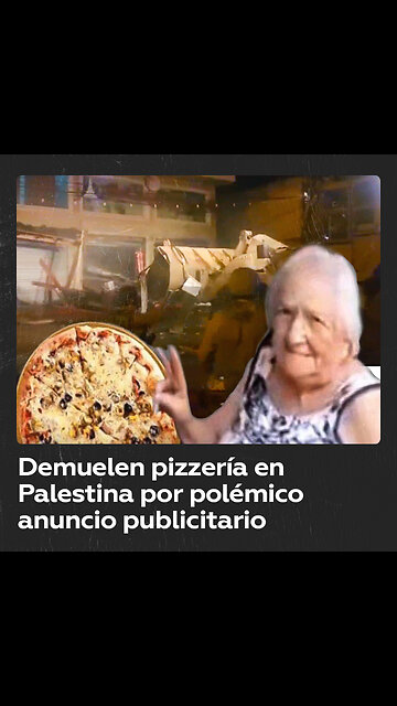 Militares israelíes demuelen una pizzería palestina tras anuncio con una anciana capturada por Hamás