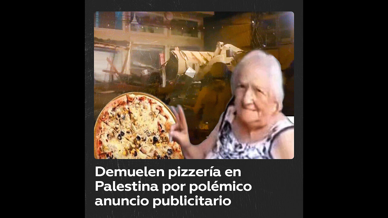 Militares israelíes demuelen una pizzería palestina tras anuncio con una anciana capturada por Hamás