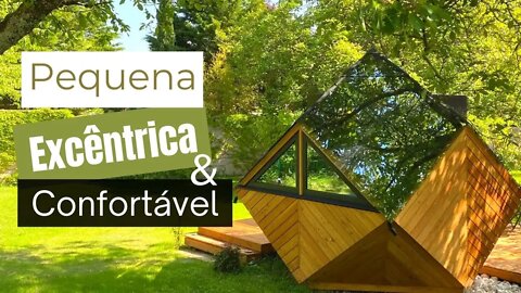 [CASA CONCEITO] Arquitetura Hexagonal em Casa Excêntrica de Madeira