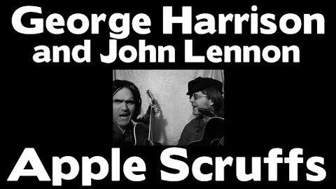 George Harrison At John Lennons House - Apple Scruffs