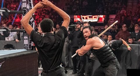 Roman Reigns vs Security guards 🥵 1Vs 6😱