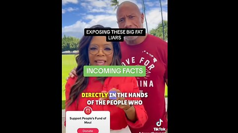 Oprah and the Rock Said They Would "Put Money Directly in the Hands of the People" in Maui