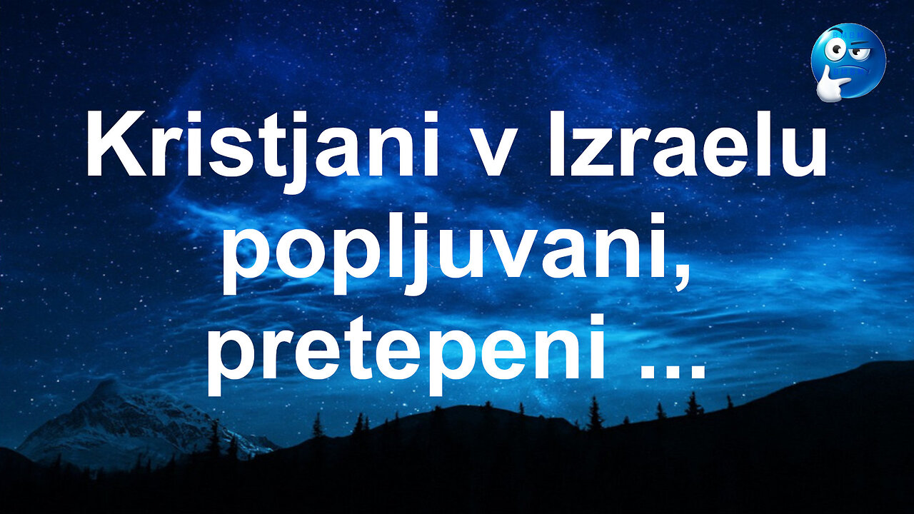 Kristijane pljuvajo in pretepajo v Izraelu...