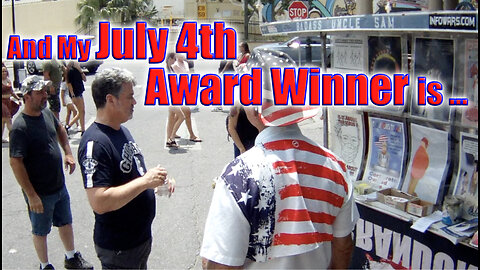 And My July 4th Award Winner Is ...