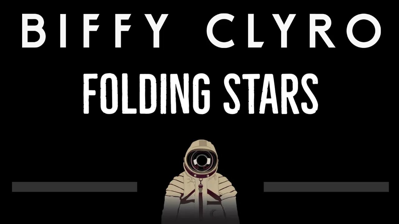 Biffy Clyro • Folding Stars (CC) 🎤 [Karaoke] [Instrumental Lyrics]