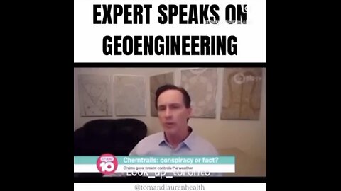 Expert Speaks On GeoEngineering (Chemtrails)