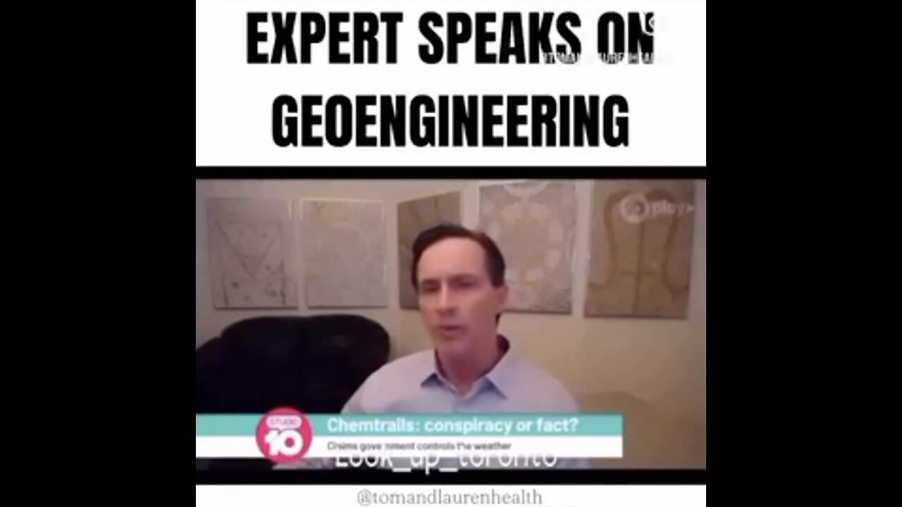 Expert Speaks On GeoEngineering (Chemtrails)