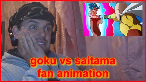 Reaction: GOKU VS SAITAMA Part 2 I Fan Animation I One Punch Man Vs Dbz