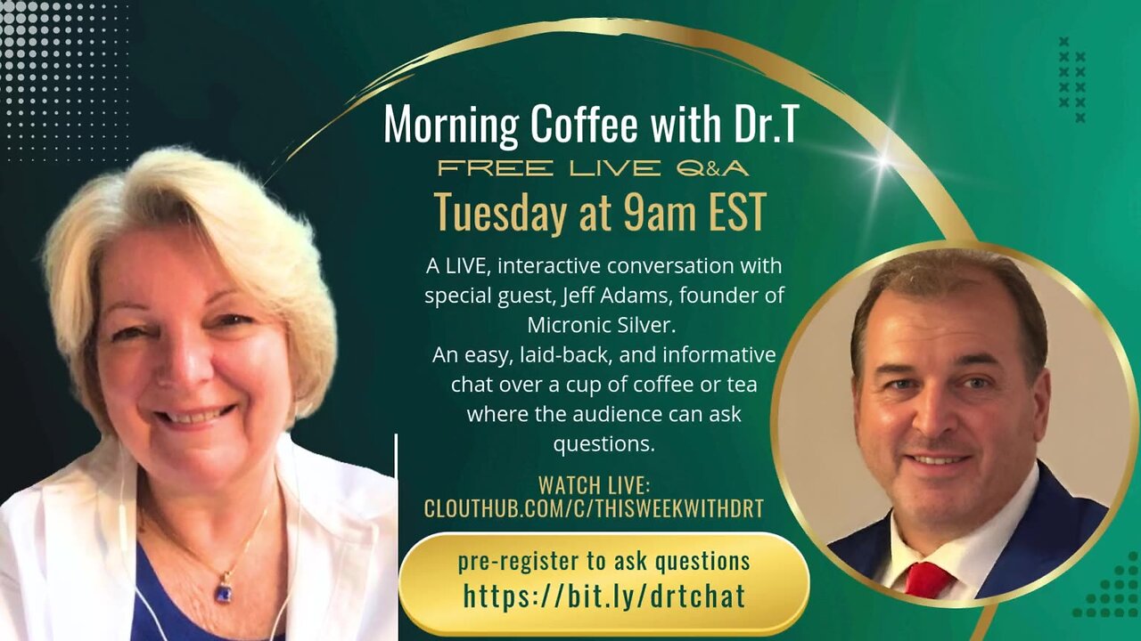 Morning Coffee with Dr.T, with special guest Jeff Adams