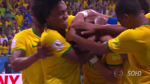 INCRÍVEIS Melhores Momentos do Jogo Brasil 3 x 0 Peru Eliminatórias da Copa 2018 17 11 2015