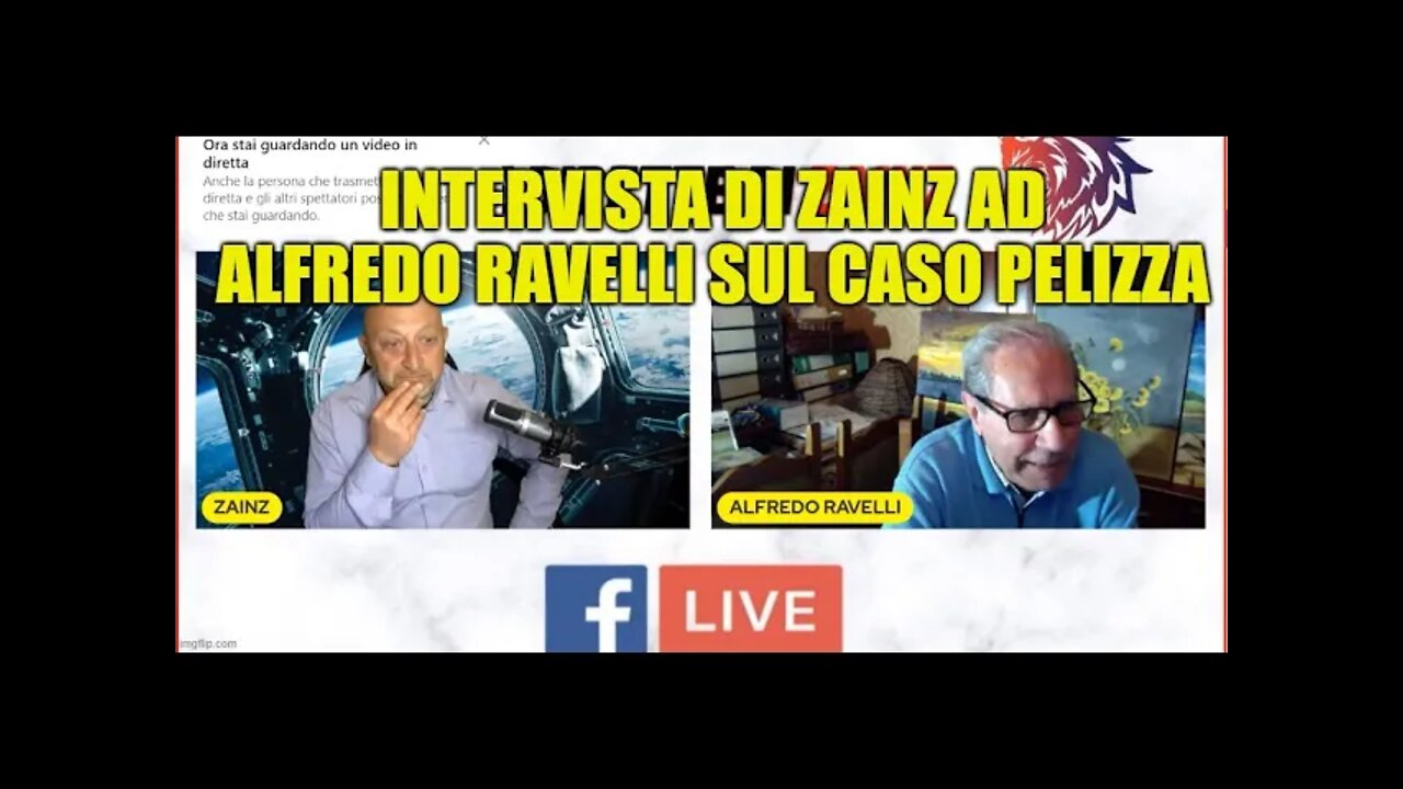 INTERVISTA AD ALFREDO RAVELLI CON ZAINZ SUL CASO MAJORANA -PELIZZA