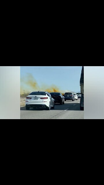Chemical Spill along I-10 in Tucson Looks Like a Scene Out of a Movie