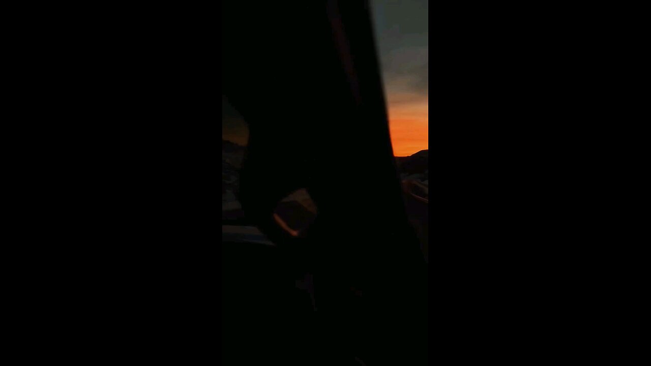 sunset view in hills