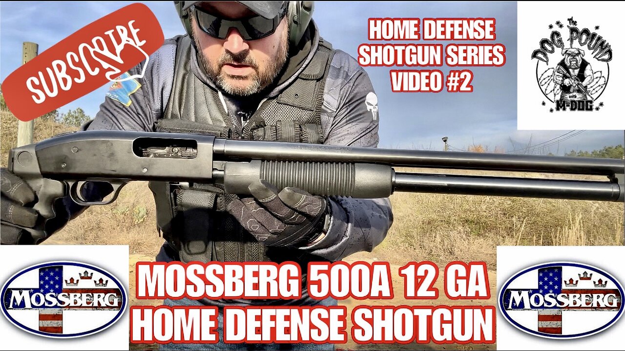 MOSSBERG 500A 12 GAUGE PUMP SHOTGUN REVIEW! HOME DEFENSE SHOTGUNS VIDEO #2!