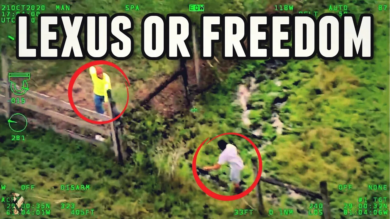 GTA Lexus Suspect Chased Down by Cop, Chopper & Resident | License Plate Reader Finds Jacked Car