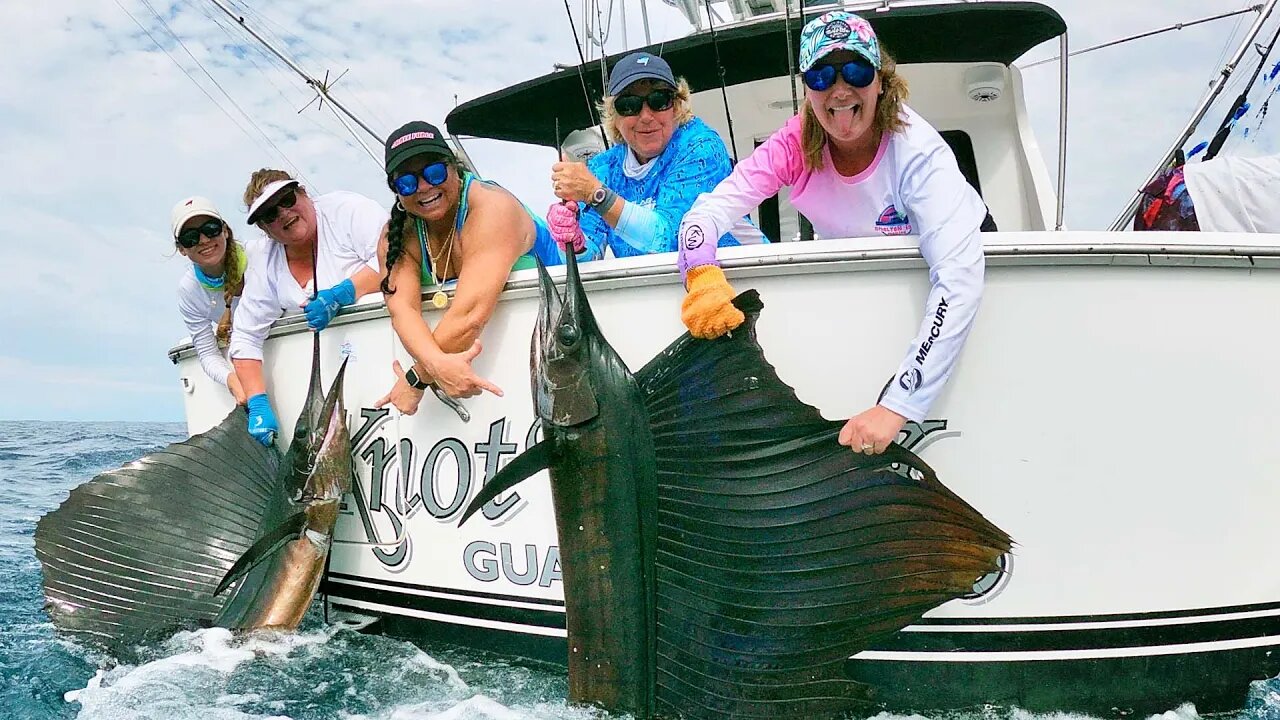 Fishing for BIG Pacific Sailfish in Guatemala