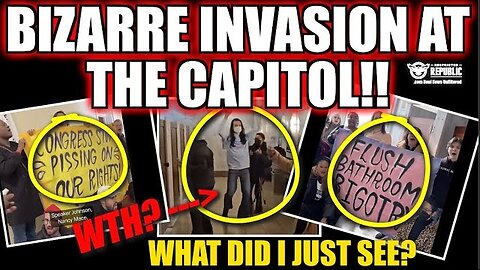 WTH? BIZARRE INVASION AT THE CAPITOL & CNN Puts Fina Nail In Coffin!