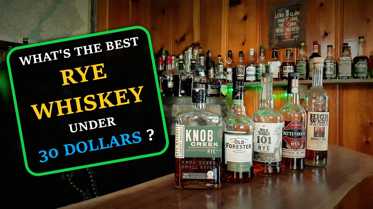 Best Budget Rye Whiskey - 5 Great Rye Whiskeys under 30 Dollars , but which is the best ?