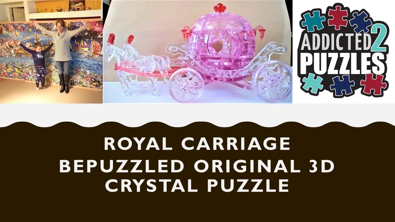 Royal Carriage 3D Crystal Puzzle Tutorial