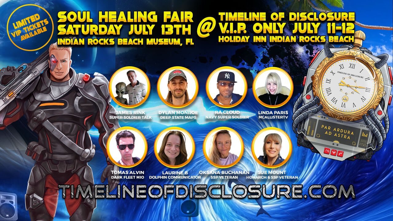 James Rink : Timeline of Disclosure Conference. July 11-14 2024