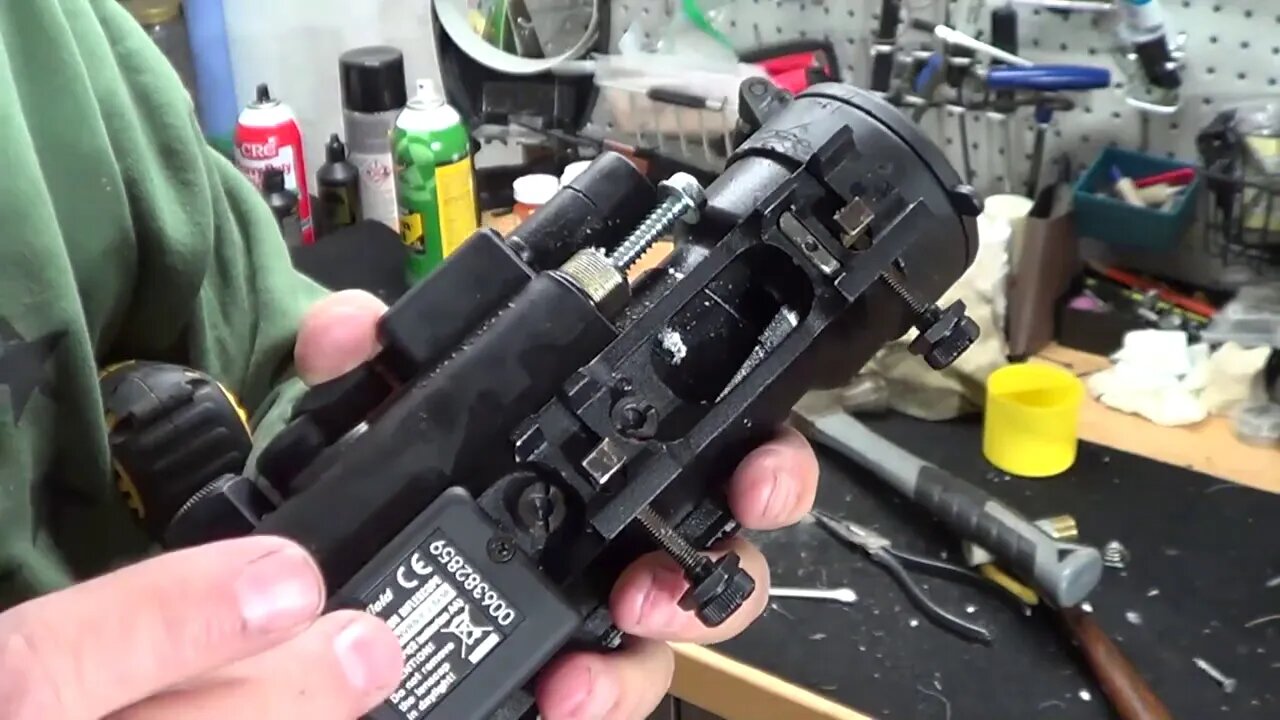 Removing Leaking Battery From Night Vision Scope - Update