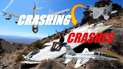 Finding crashed Military aircraft in the desert.