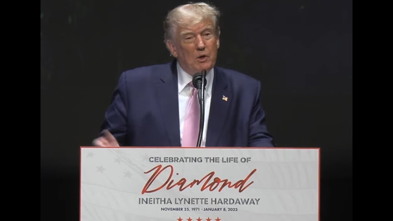 Beitrag vom 22.1.2023 - Trump hält Trauerrede zu Diamonds Verabschiedung