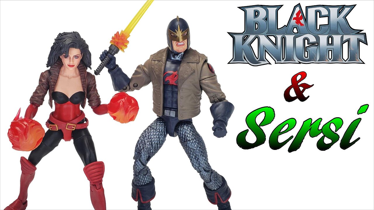 Black Knight & Sersi 2-Pack - Marvel Legends Action Figure Review