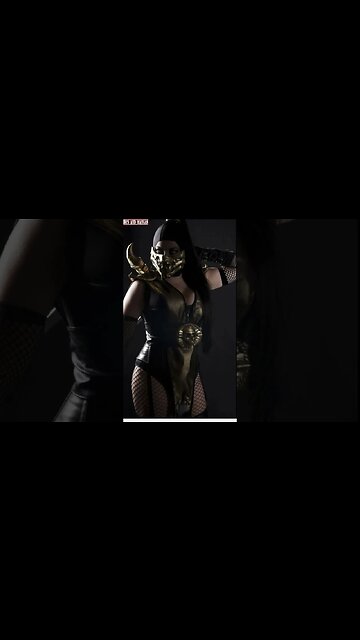 Cosplay - Scorpion - Versão Feminina - Mortal Kombat